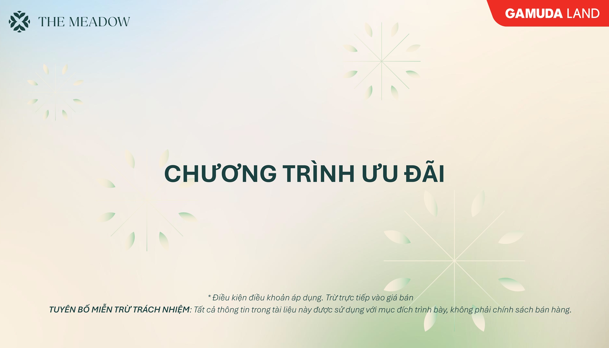 Chương trình ưu đãi trong tháng 7